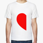 Мужские <b>футболки</b> | Классические | Сердце на двоих | Printdirect.